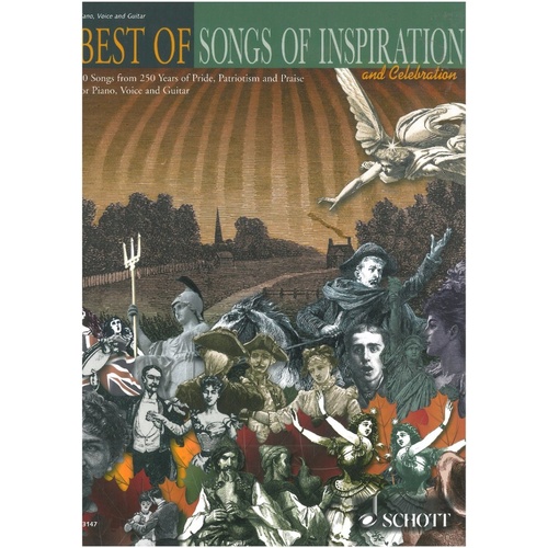 Best of Songs of Inspiration and Celebration PVG by Schott Music, 84 pages, for Guitar and Piano