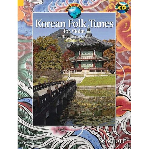 Korean Folk Tunes For Violin Book/CD Book