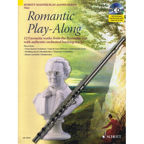 Romantic Play Along Flute Book/CD Book
