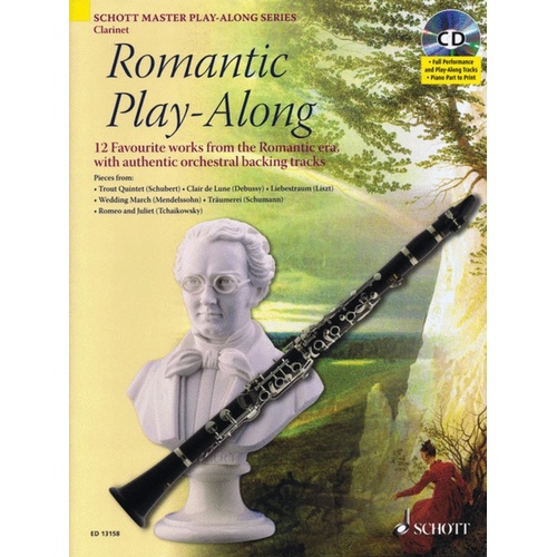 Romantic Play Along Clarinet Book/CD Book