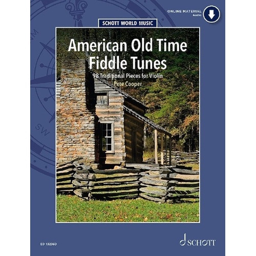 American Old Time Fiddle Tunes for Violin Book - Schott Music, 80 Pages, Series: Schott World Music