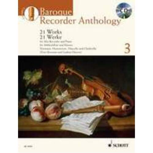 Baroque Recorder Anthology Book 3 Book/CD Book