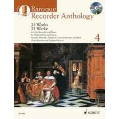 Baroque Recorder Anthology Book 4 Book/CD Book