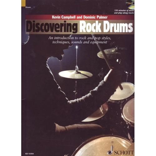Discovering Rock Drums Book with CD