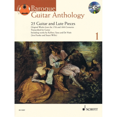Baroque Guitar Anthology Book 1 Book/CD Book
