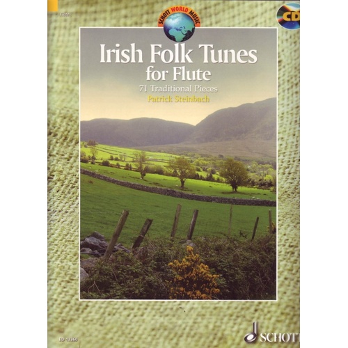 Irish Folk Tunes for Flute BK/CD by Schott Music