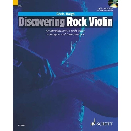 Discovering Rock Violin Book and CD by Chris Haigh