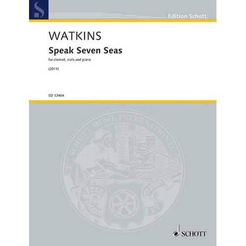 Watkins - Speak Seven Seas Clarinet/Viola/Piano (Softcover Book)