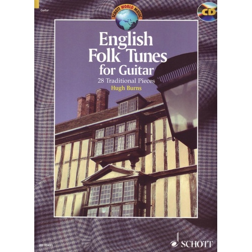 English Folk Tunes for Guitar Book with CD