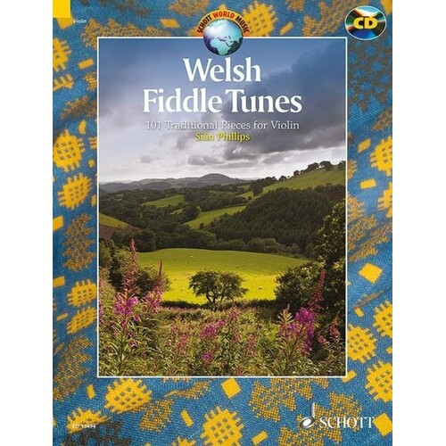 Welsh Fiddle Tunes Violin Softcover Book/CD