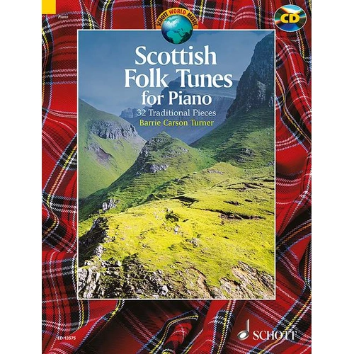 Scottish Folk Tunes Piano Book with CD
