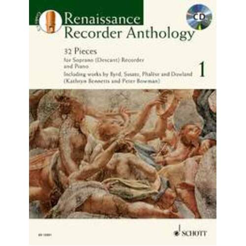 Renaissance Recorder Anthology Vol 1 (Softcover Book/CD)