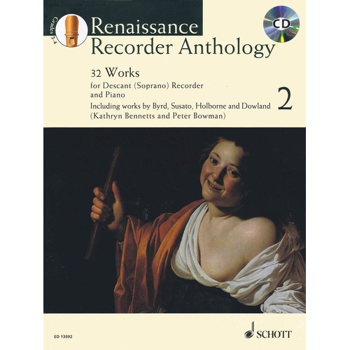 Renaissance Recorder Anthology 2 Book/CD Book