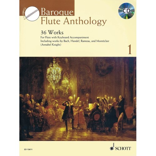 Baroque Flute Anthology V1 Book/CD Book