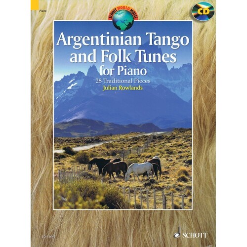 Argentinian Tango And Folk Tunes For Piano Softcover Book/CD