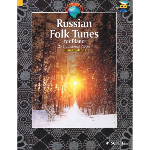 Russian Folk Tunes For Piano Book/CD Book