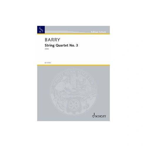 Gerald Barry - String Quartet No. 3 for Cello and Viola, Published by Schott Music, 60 Pages