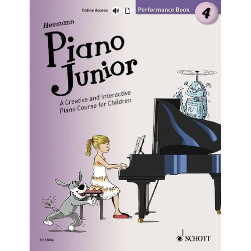 Piano Junior Performance Book 4 by Schott Music - 40 Pages