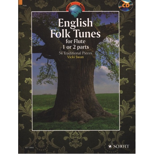 English Folk Tunes for Flute by Vicki Swan with CD and Translations