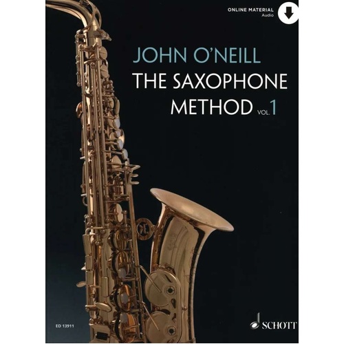 John O'Neill - The Saxophone Method Vol 1 BK/OLA
