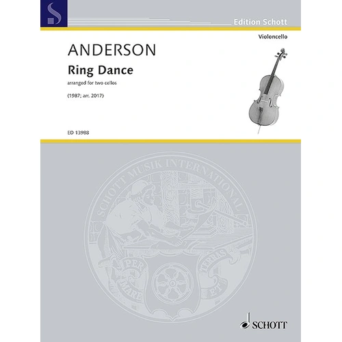 Anderson - Ring Dance for Two Cellos, Cello Duet, 8 Pages, Schott Music