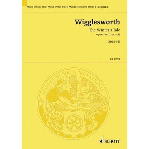 Wigglesworth - Winters Tale Study Score Book