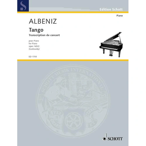 Tango Op 165 No 2 Concert Transcription for Piano Sheet Music