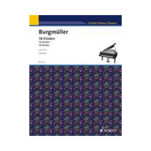 Burgmuller 18 Studies Op 109 for Piano