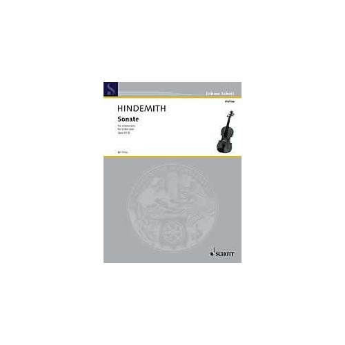 Sonata Op 31 No 2 for Violin Solo by Paul Hindemith, Universal Edition, 8 Pages