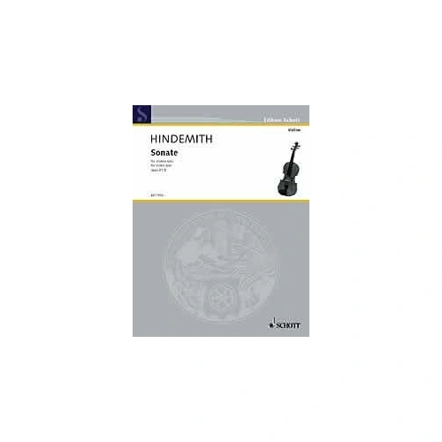 Sonata Op 31 No 2 for Violin Solo by Paul Hindemith, Universal Edition, 8 Pages