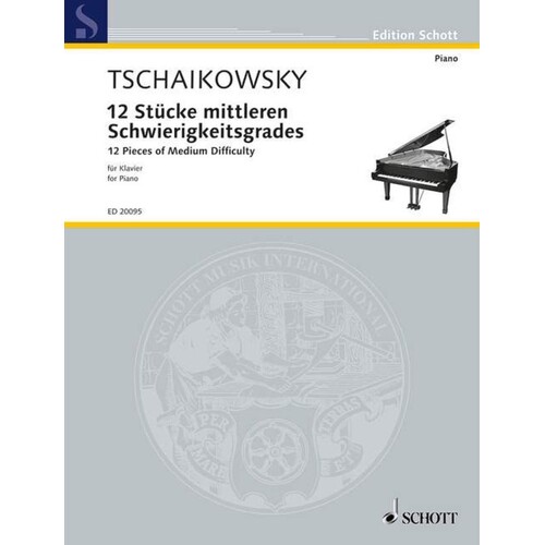 Tchaikovsky - 12 Pieces Op 40 (Softcover Book)