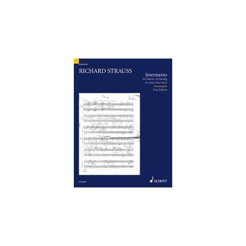 Intermezzo F Trv 138 Pd by Richard Strauss, Schott Music, Piano, 20 Pages