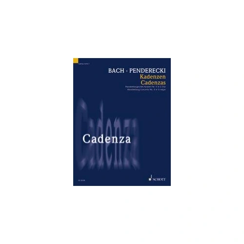 Cadenza Vol. 5 - Brandenburg Concerto No. 3 for Viola, Cello, Harpsichord by Bach/Penderecki, Schott Music, 8 pages