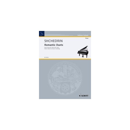 Shchedrin - Romantic Duets for Piano Duet, 7 Pieces, 54 Pages, Published by Schott Music