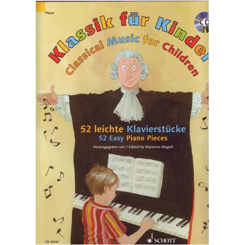 Classical Music for Children Book/CD Arranged by Magolt