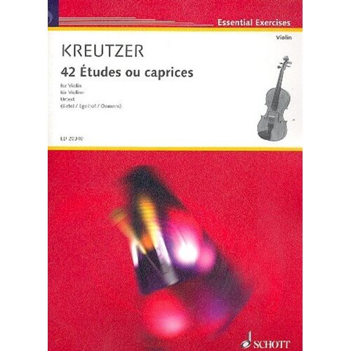 Kreutzer - 42 Etudes Or Caprices Violin (Softcover Book)