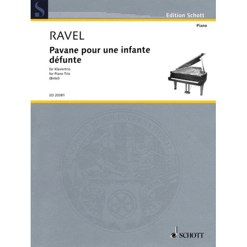 Pavane Pour Une Infante Defunte Piano Trio Book