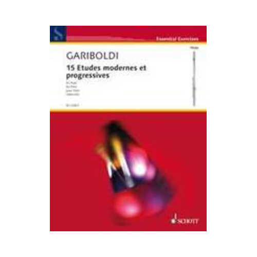 15 Etudes Modernes et Progresives for Flute - Intermediate to Advanced Level Sheet Music and Method Book