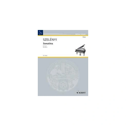 Szelenyi - Sonatina for Piano by Istvan Szelenyi, 20 Pages, Publisher: Schott Music