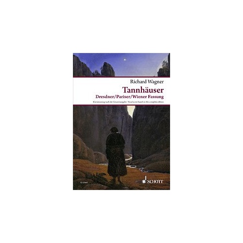 Wagner - Tannhauser Vocal Score, Schott Music, 592 Pages, Choral, Piano Score, Urtext Edition, Complete Edition Performance Material