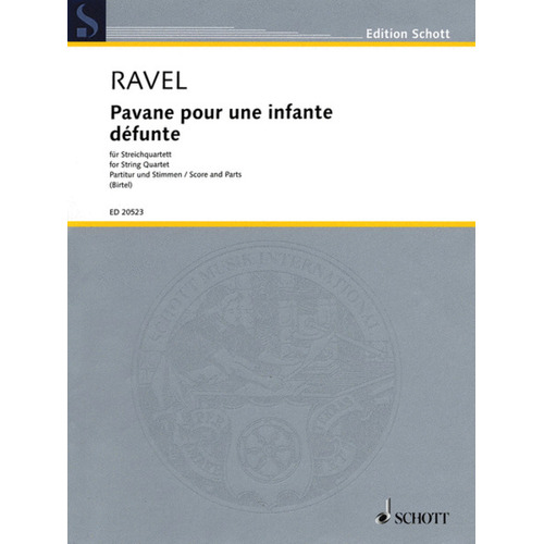 Pavane Pour Une Infante Defunte String Quartet Book