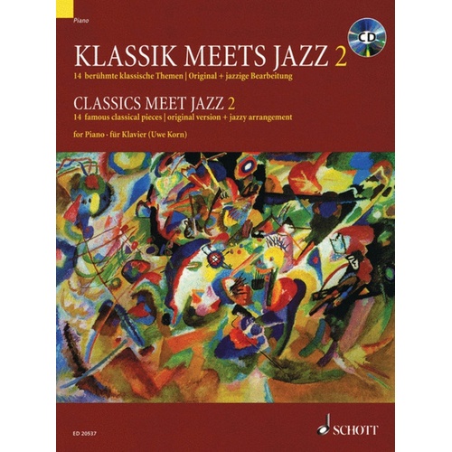 Classics Meet Jazz Book 2 Arr Korn Book/CD