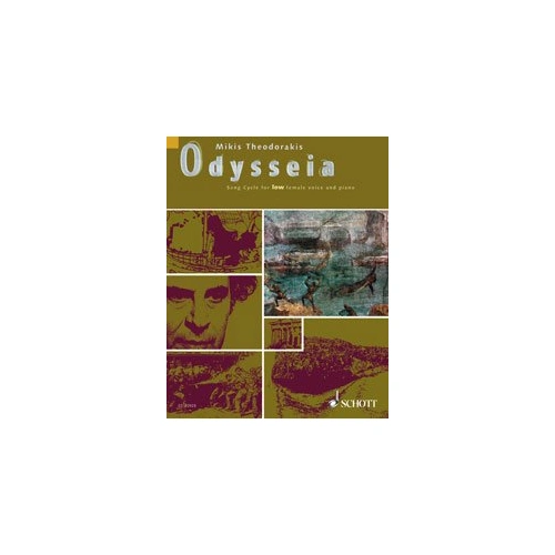Theodorakis - Odysseia Song Cycle for Low Female Voice/Piano, Mikis Theodorakis, Schott Music, 80 Pages