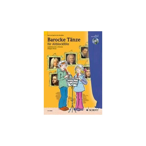 Baroque Dances for 2 Treble Recorders with CD