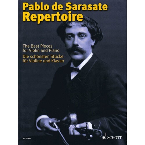Pablo De Sarasate Repertoire Violin/Piano Book