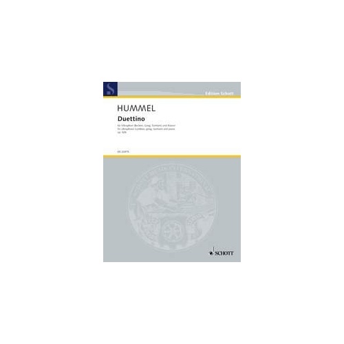 Hummel - Duettino Op. 82B for Vibraphone/Piano, 28 Pages, Schott Music