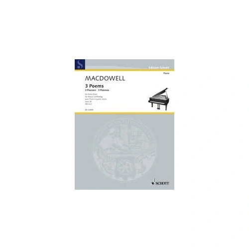 MacDowell - 3 Poems Op. 20 for Piano Duet