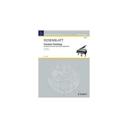 Rosenblatt Carmen Fantasy for 2 Pianos - Piano Sheet Music, 44 Pages, Schott Music, Classical & Jazz Elements