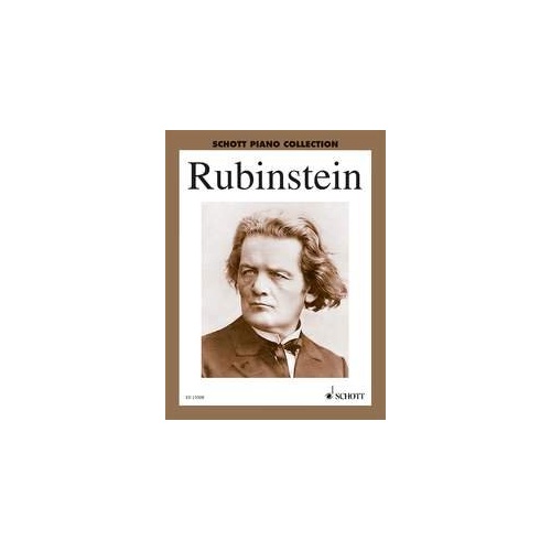 Rubinstein Selected Piano Works by Schott Music, 112 Pages, Advanced Level