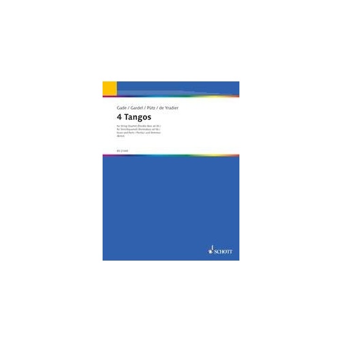 Yradier - 4 Tangos for String Quartet (Double Bass Ad Lib)